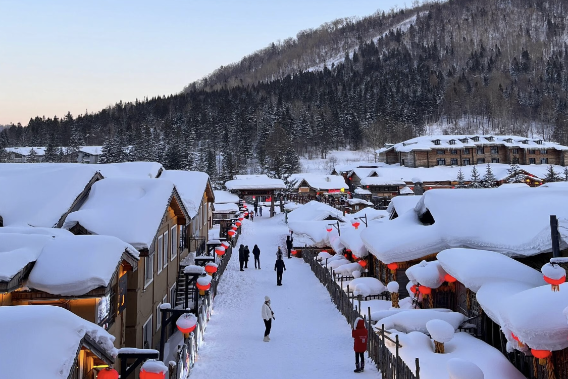 China Snow Town